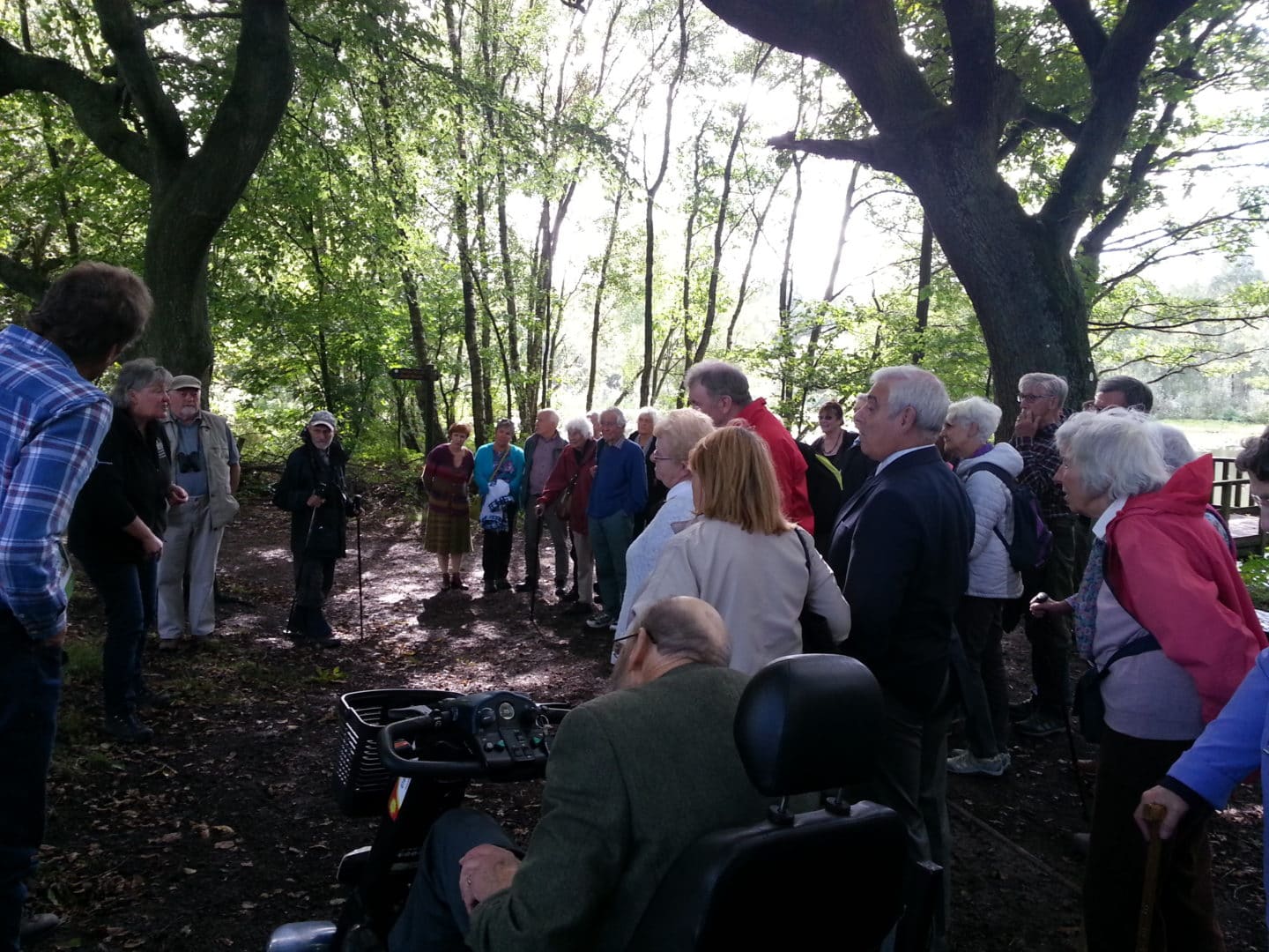 Walk and talk at Mere Sands Wood